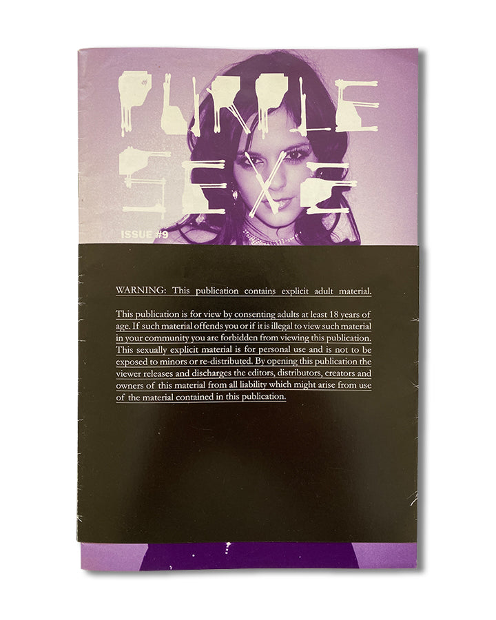 Purple Sexe Issue #9 (2008) – RECORD 28 BOOKS