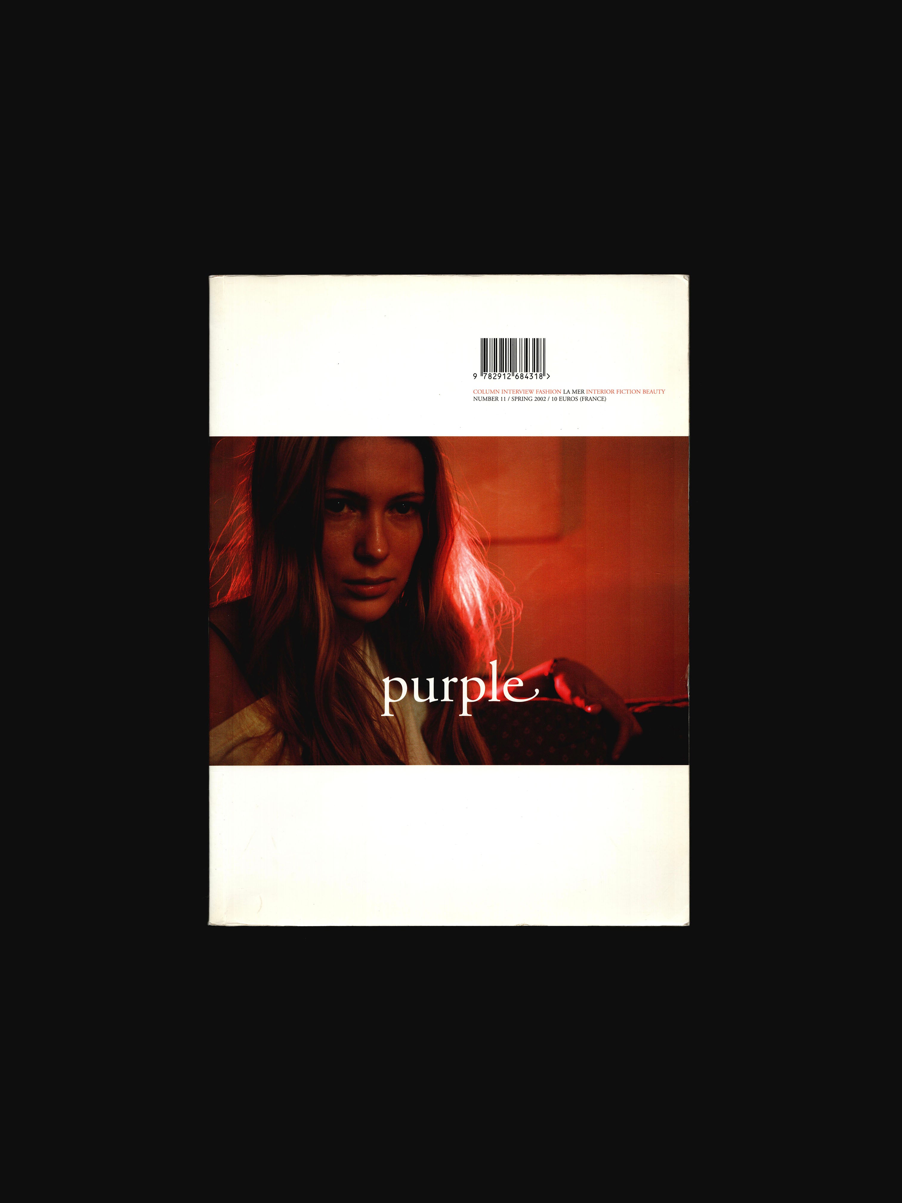 PURPLE FASHION NUMBER 11 SPRING (2002)